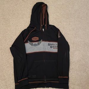 Harley Davidson Hoodie (Zip Up)